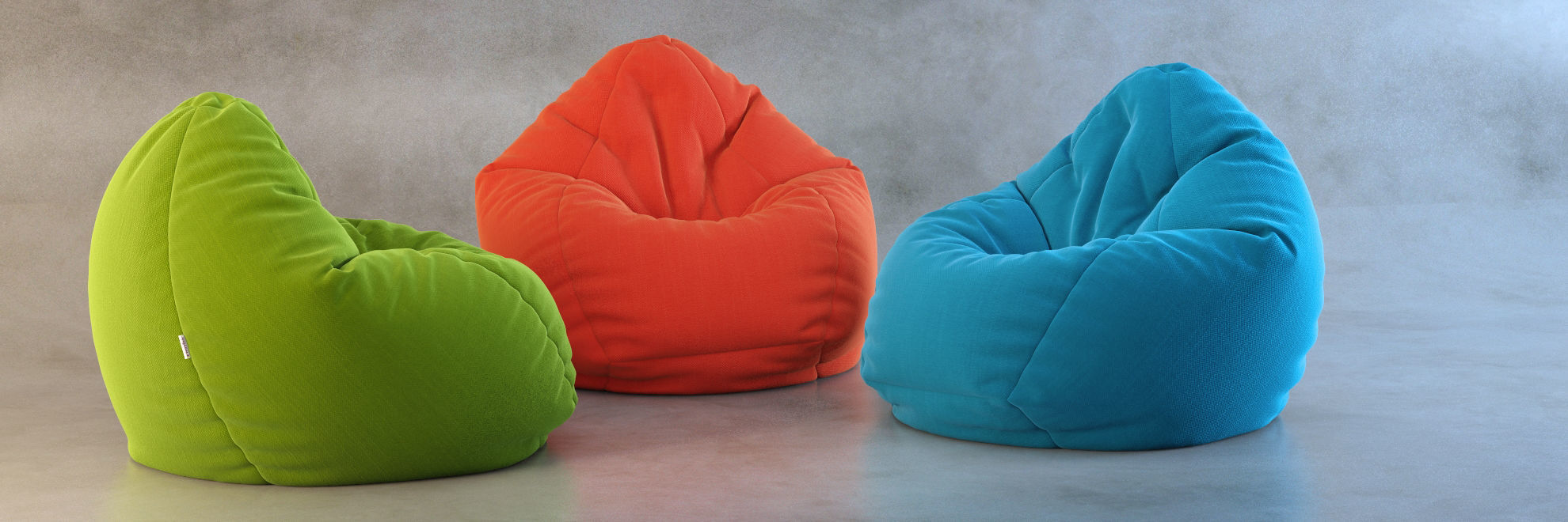 Bean Bag chair Wayfair 3D model_2