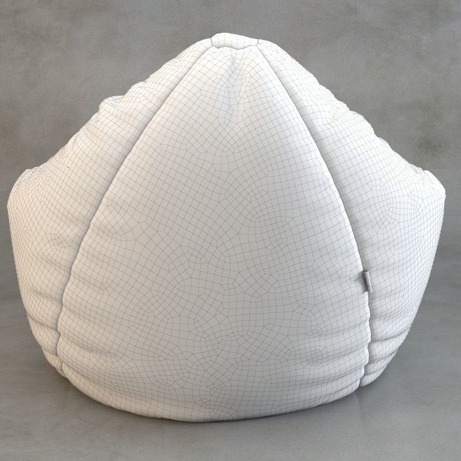 Bean Bag chair Wayfair 3D model_23