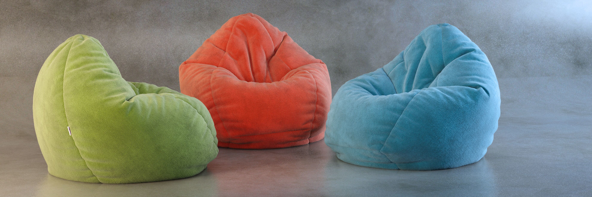 Bean Bag chair Wayfair 3D model_12