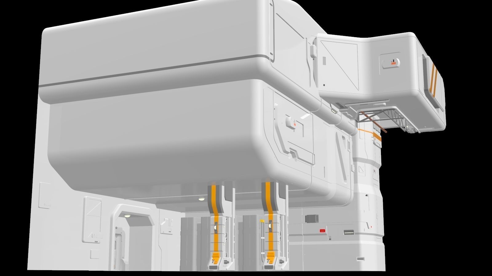 Architectural element 9 3D model_6