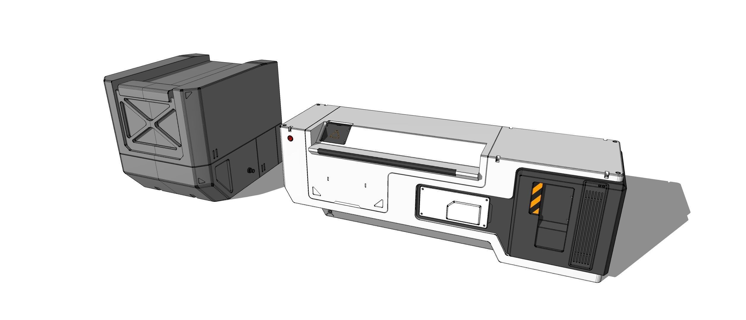 sci-fi Architecture kitbash 21 3D model_24