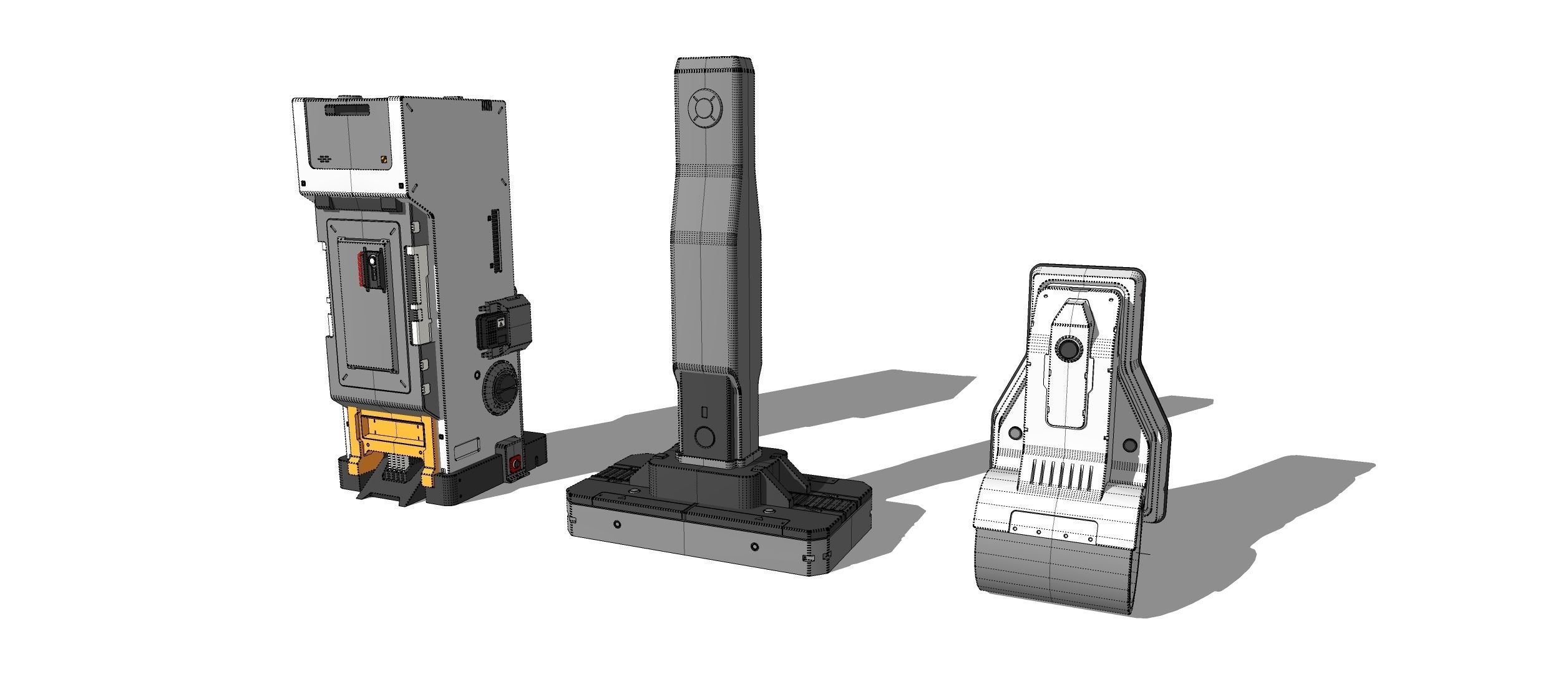 sci-fi Architecture kitbash 21 3D model_16