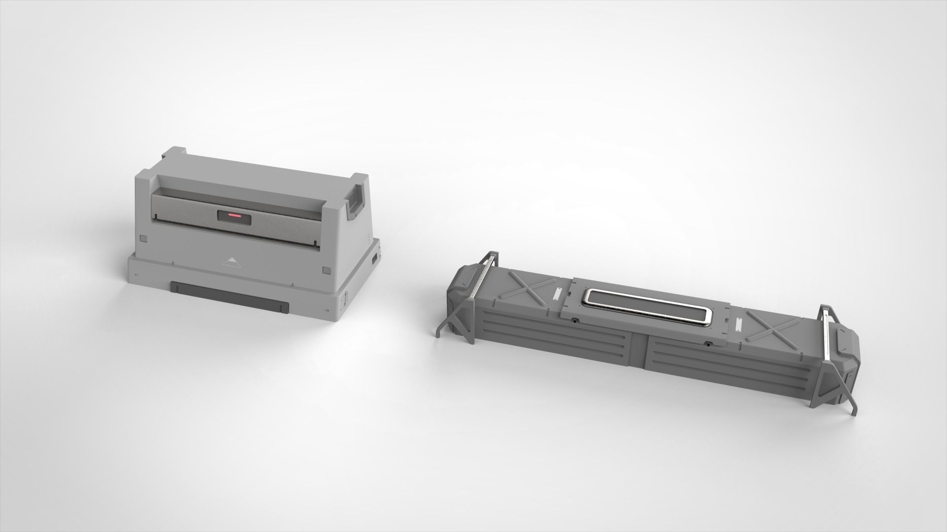 sci-fi Architecture kitbash 21 3D model_9