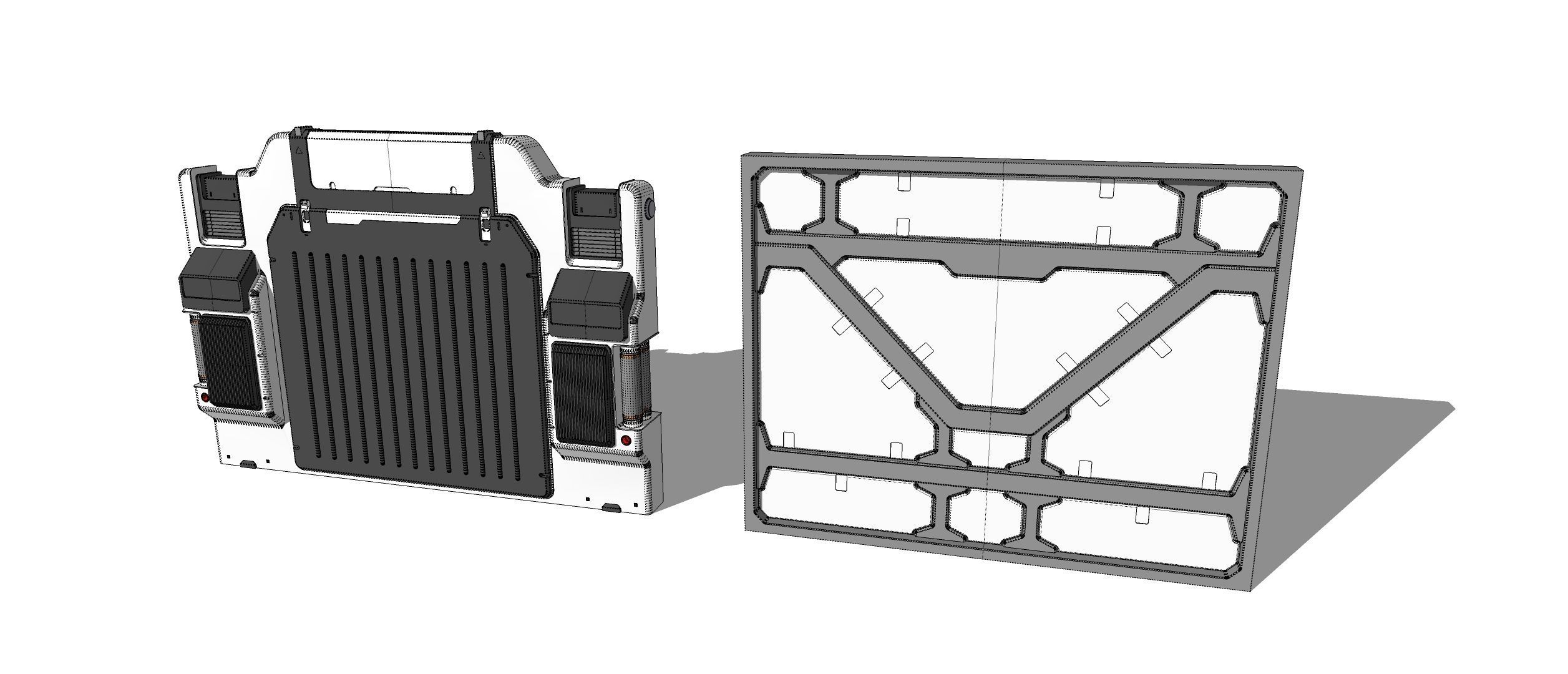 sci-fi Architecture kitbash 21 3D model_15