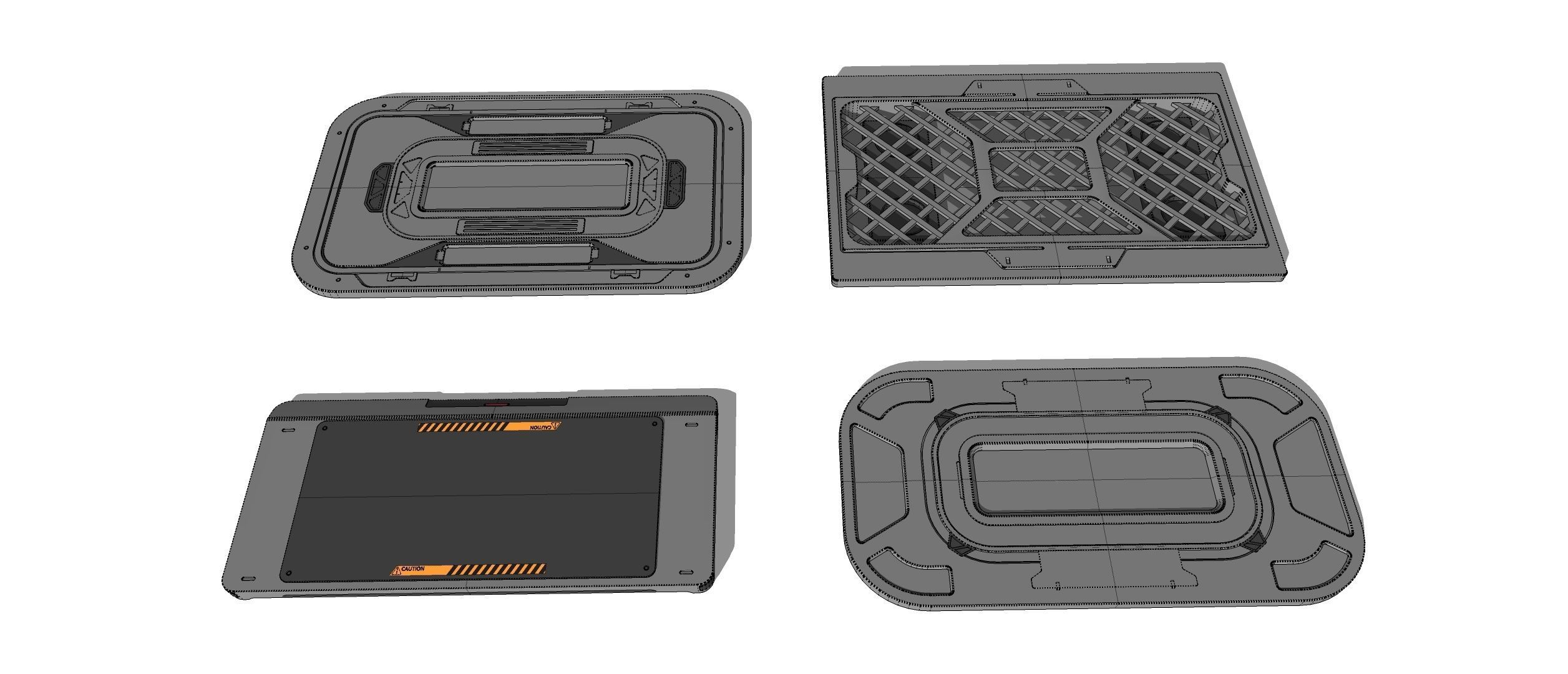 sci-fi Architecture kitbash 21 3D model_17