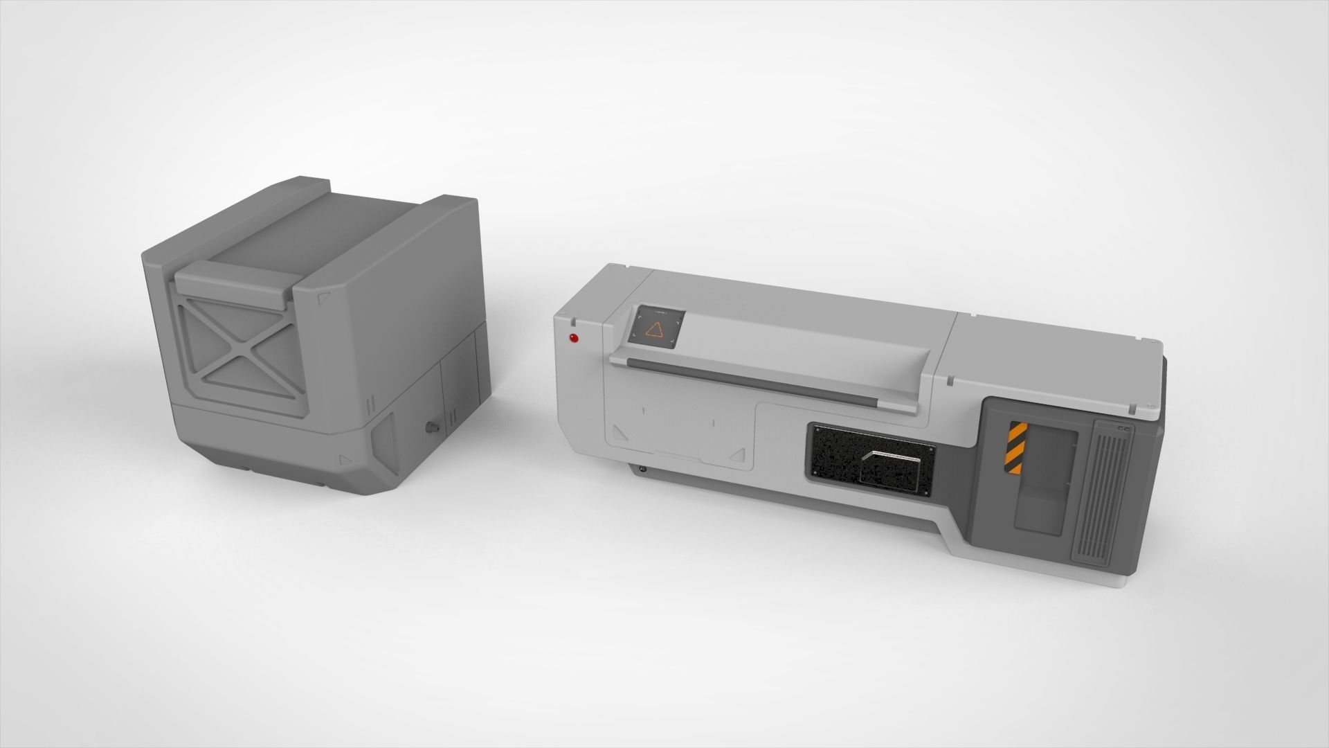 sci-fi Architecture kitbash 21 3D model_13