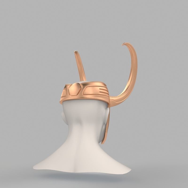 Loki Helmet Thor 3 Ragnarok 3D print model 3D print model_4