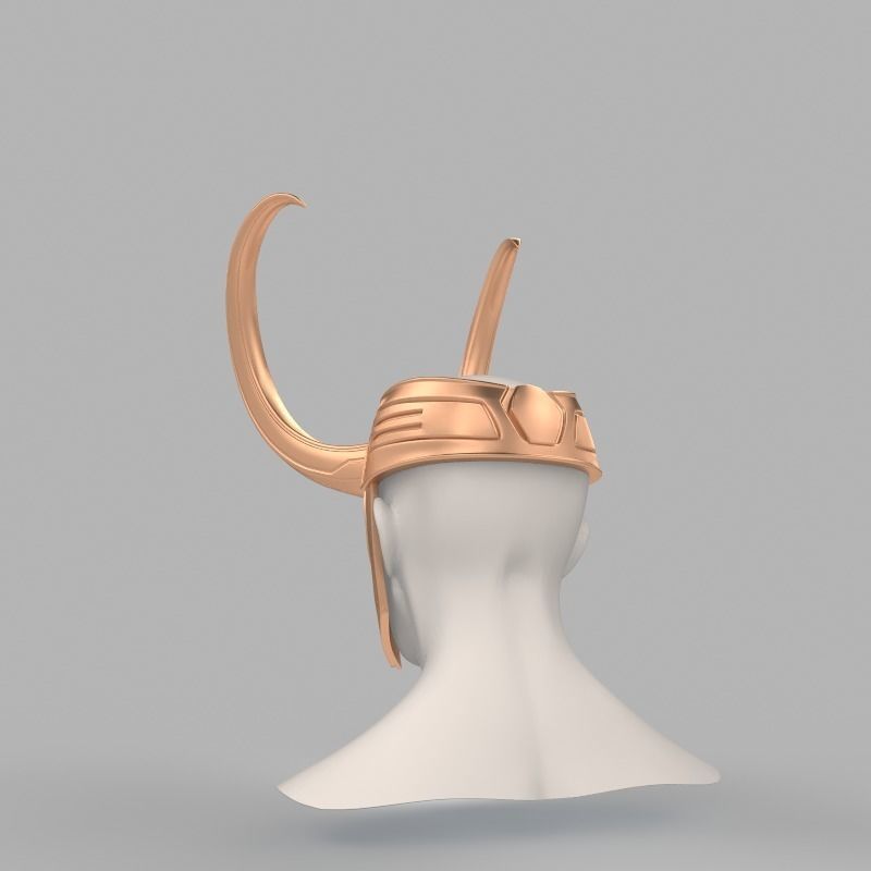 Loki Helmet Thor 3 Ragnarok 3D print model 3D print model_3