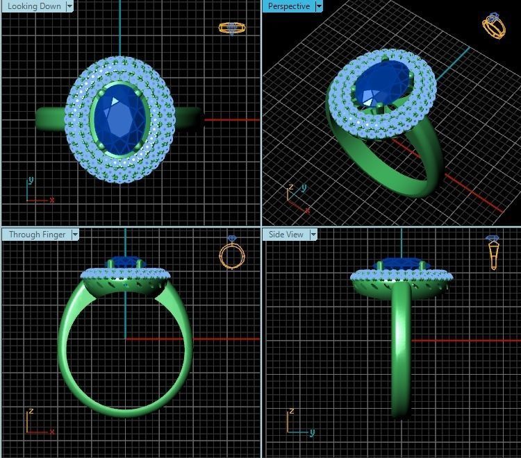 Ring R0420 3D print model_2