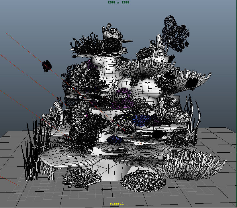 Coral Reef 3D model_5