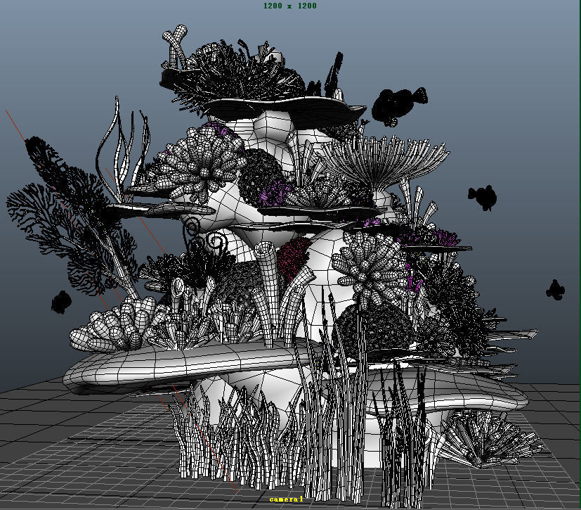 Coral Reef 3D model_8