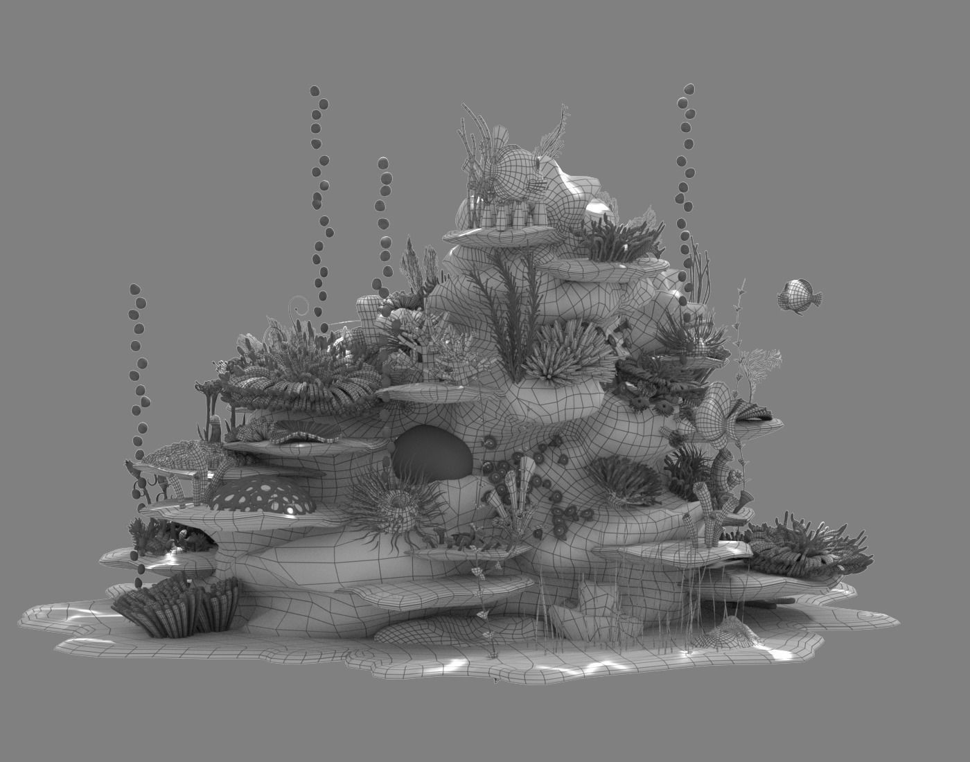 Coral Reef02 3D model_8