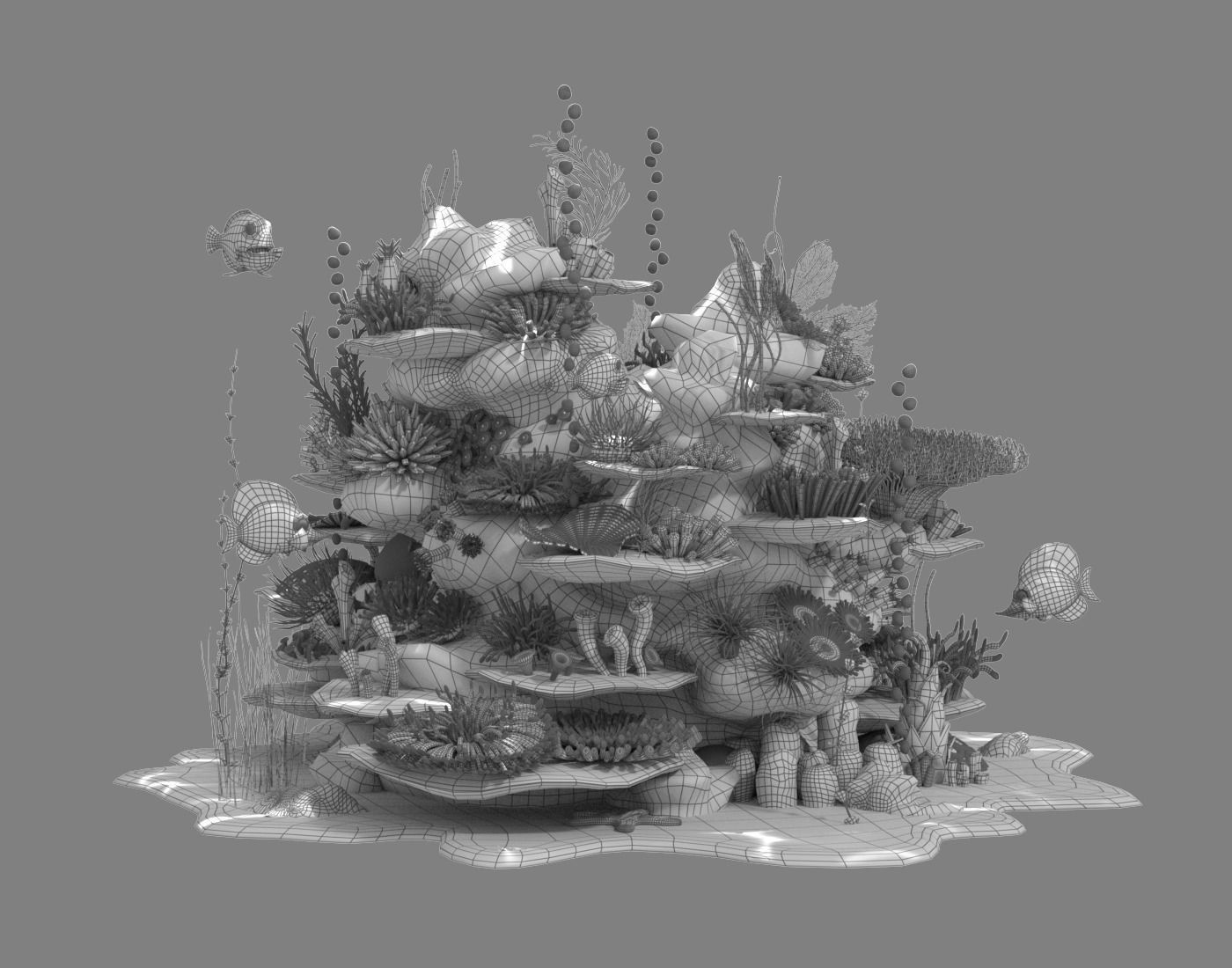 Coral Reef02 3D model_5