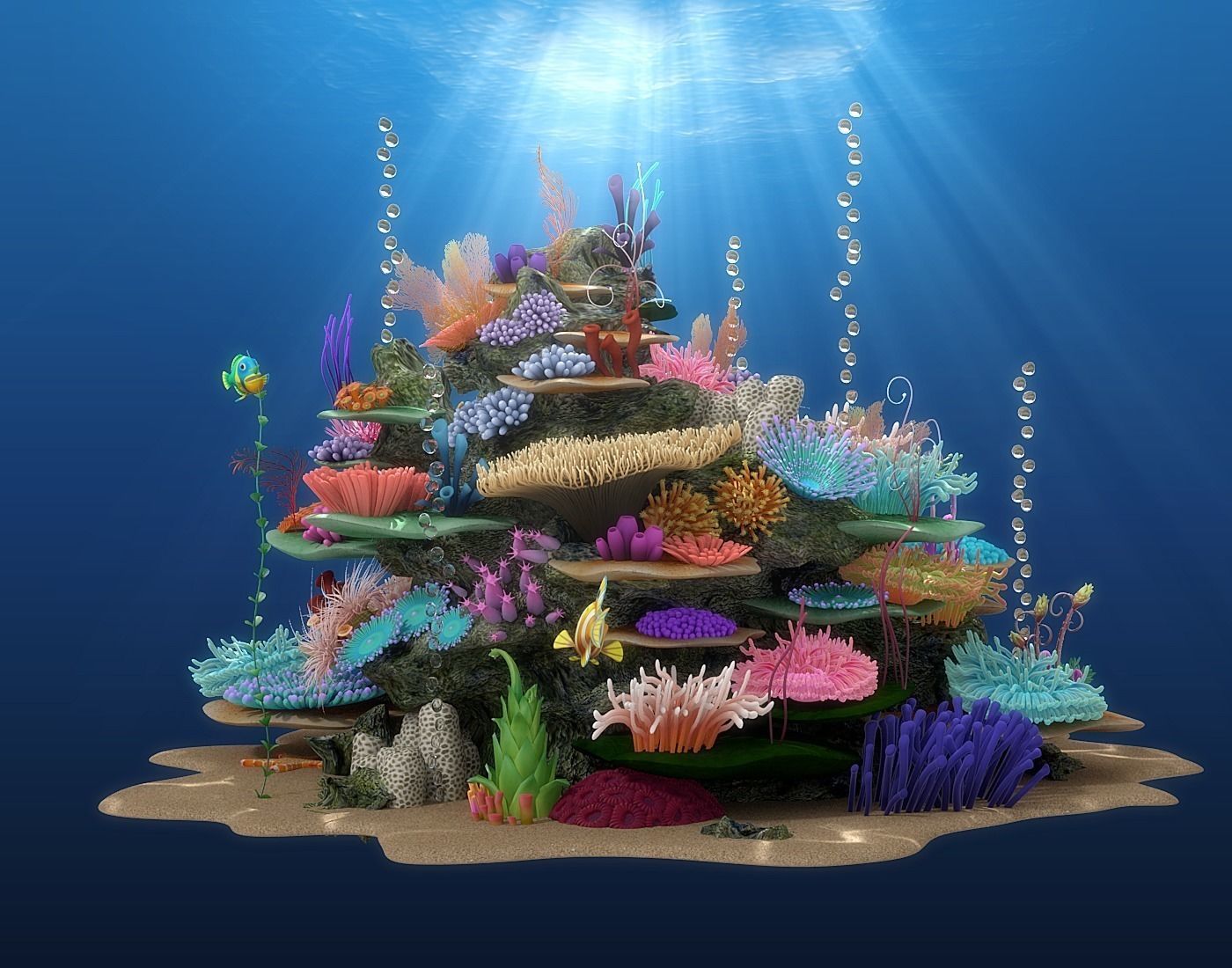 Coral Reef02 3D model_1