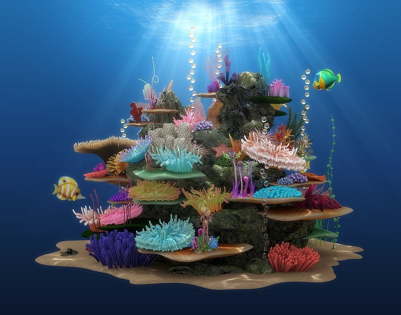 Coral Reef02 3D model_2