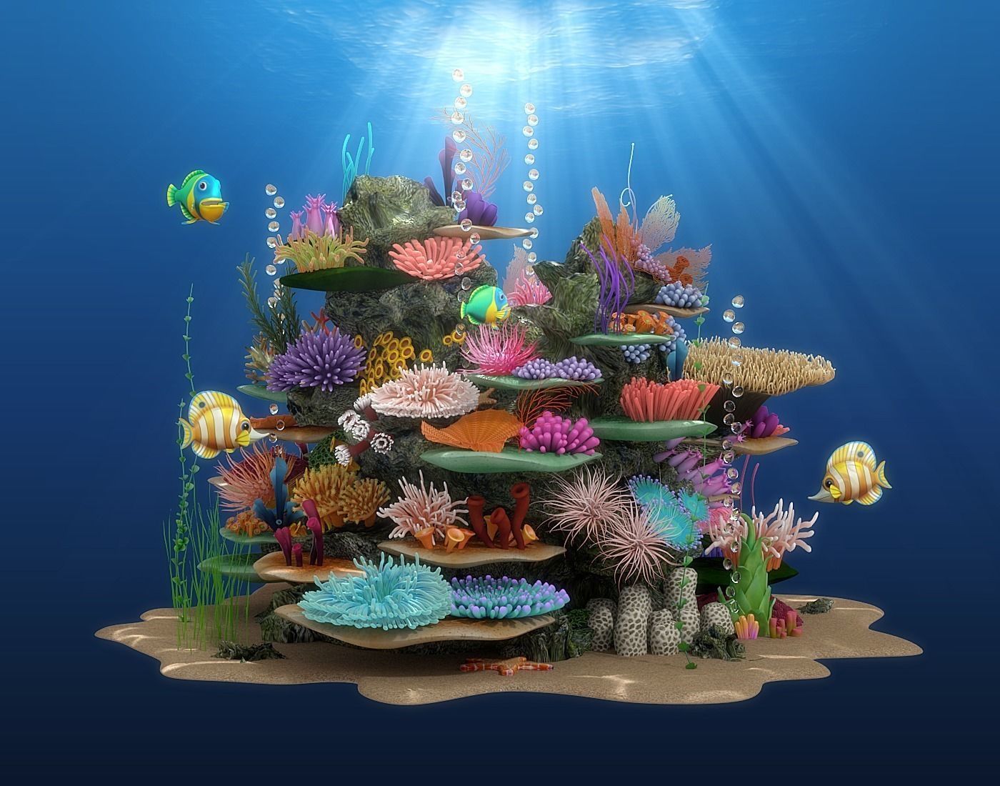 Coral Reef02 3D model_0