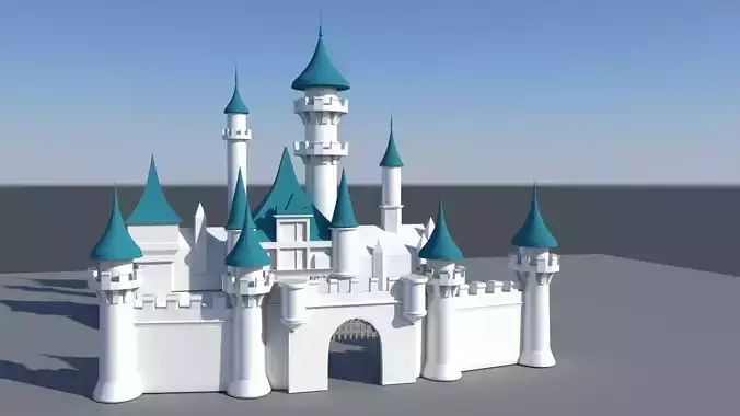 Castle cinderella Free 3D model