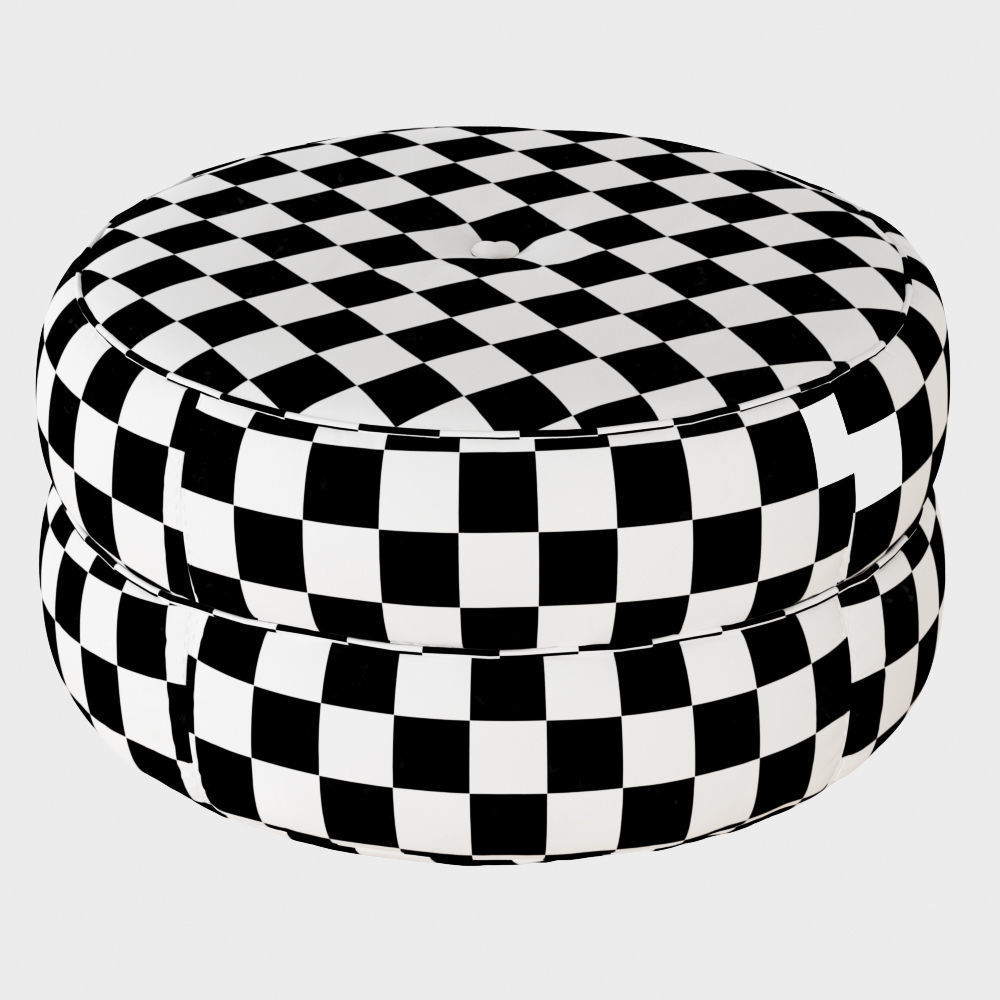 Pouf Kazar 3D model_4