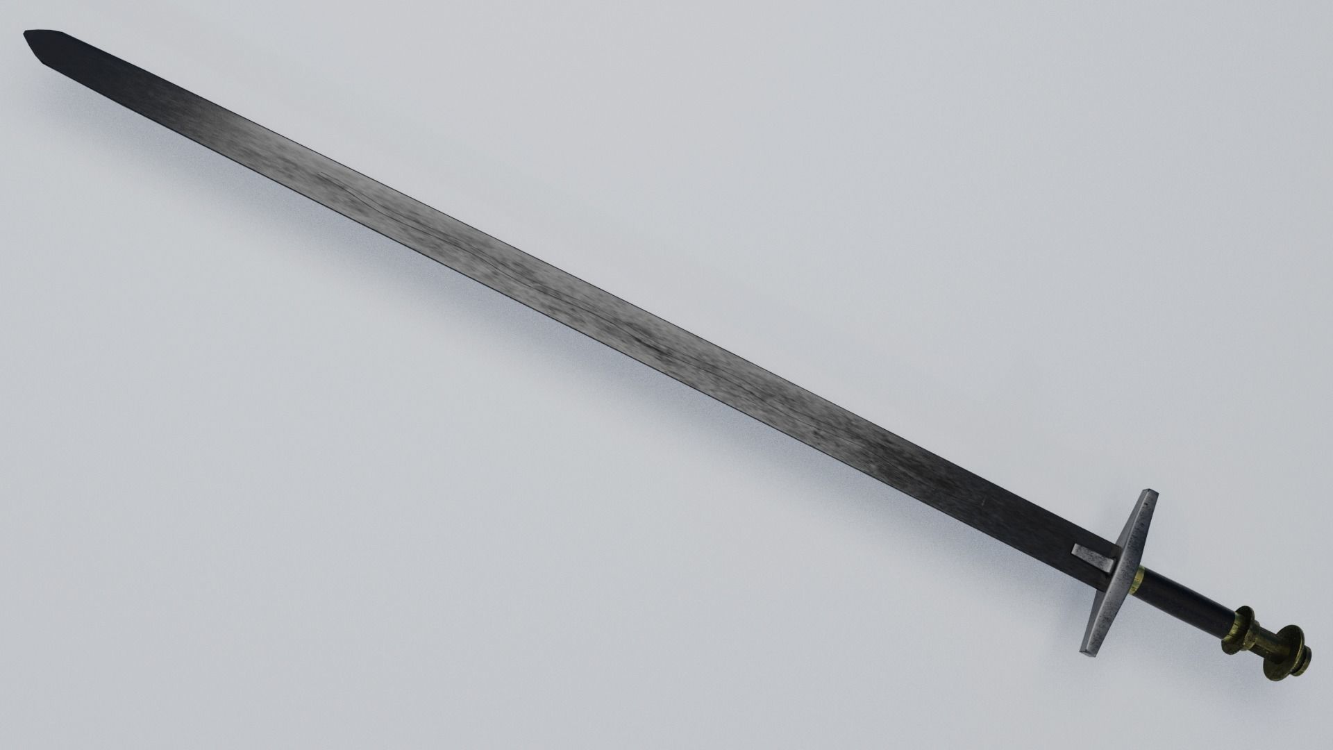 Sudanese Sword Low-poly 3D model_2