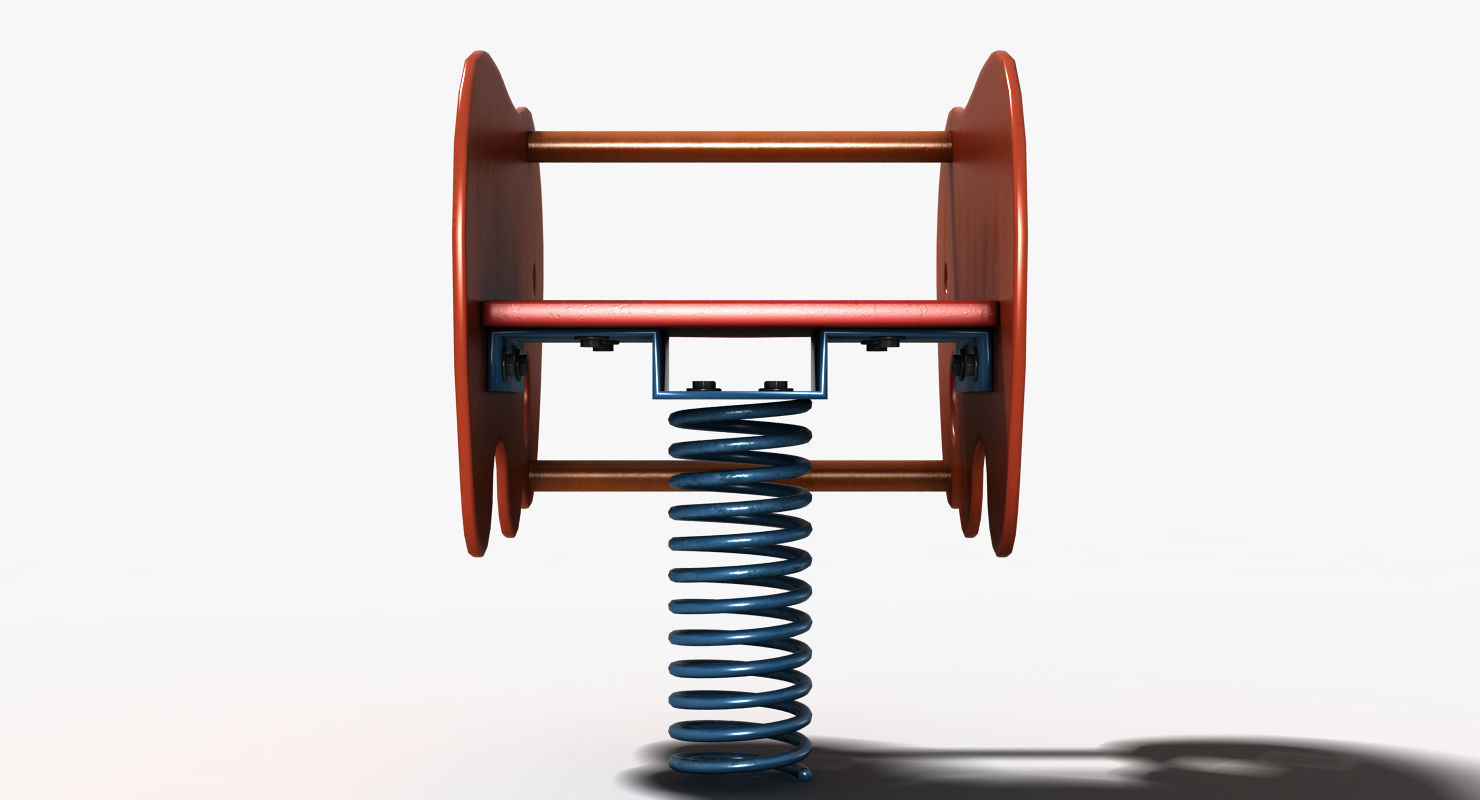 Elephant Spring Low-poly 3D model_12