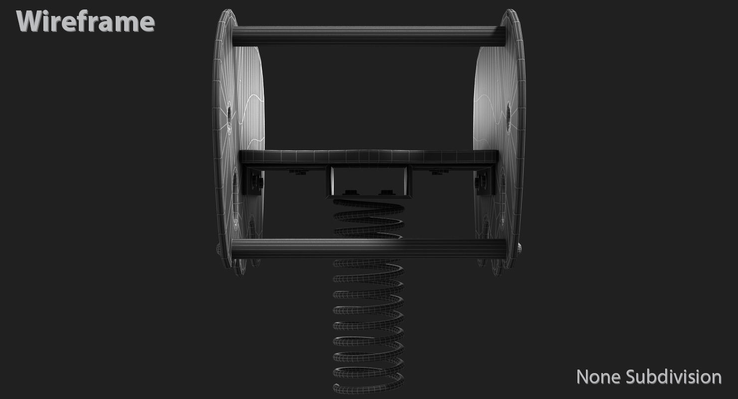 Elephant Spring Low-poly 3D model_22