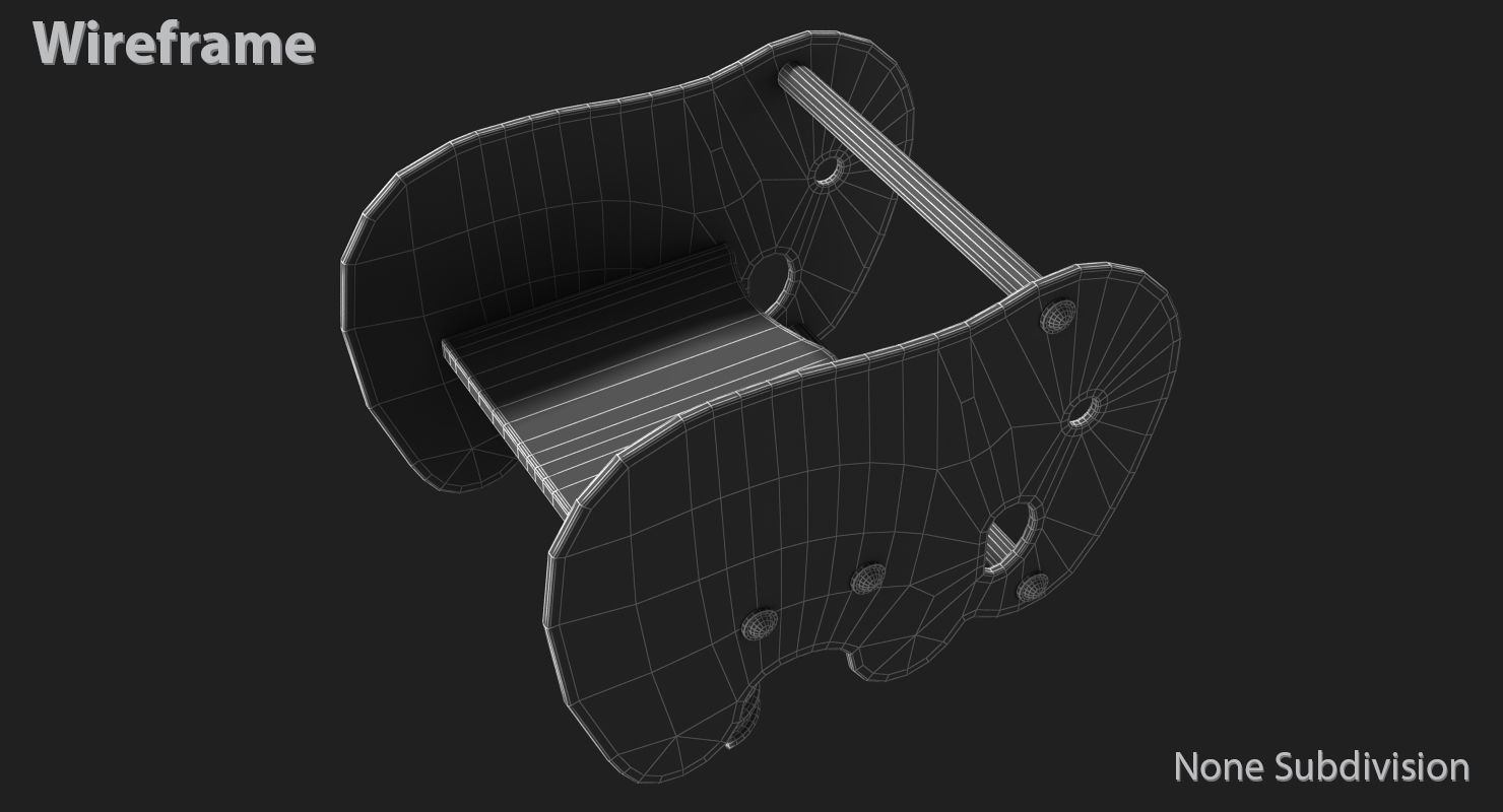 Elephant Spring Low-poly 3D model_17