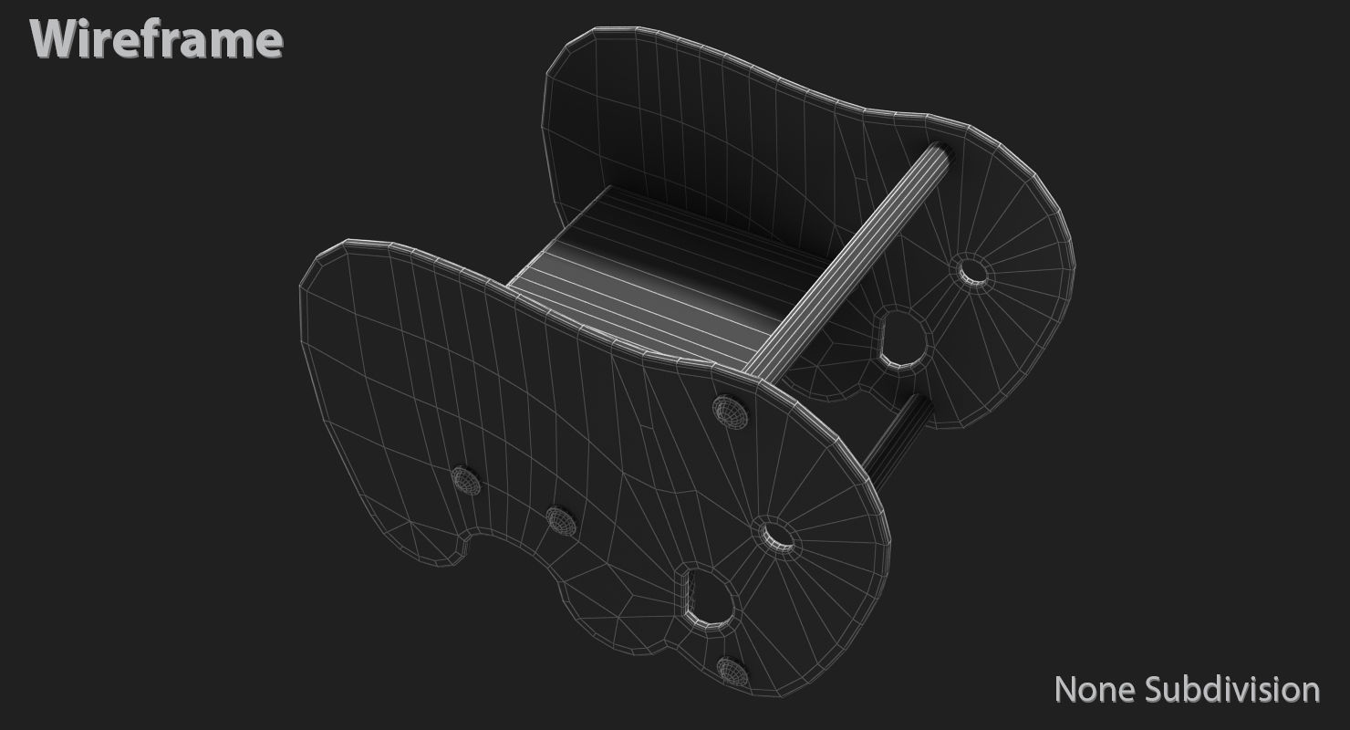 Elephant Spring Low-poly 3D model_19