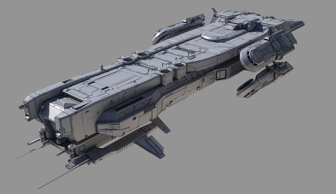 Battlecruiser Class A 3D model