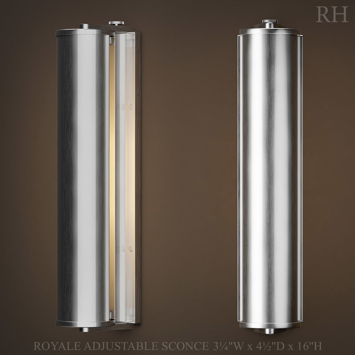 RH ROYALE ADJUSTABLE SCONCE 3D model_1