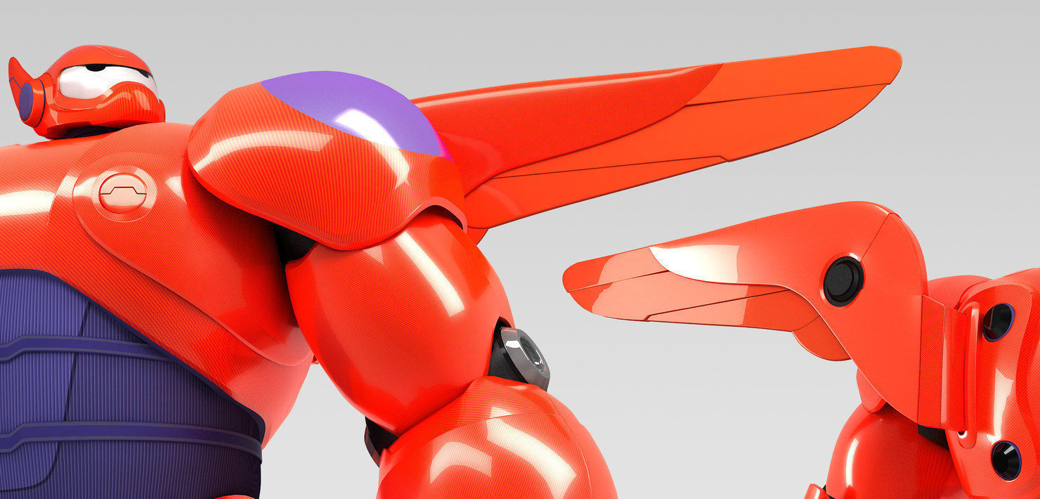 Baymax - Big Hero 6 Low-poly 3D model_1