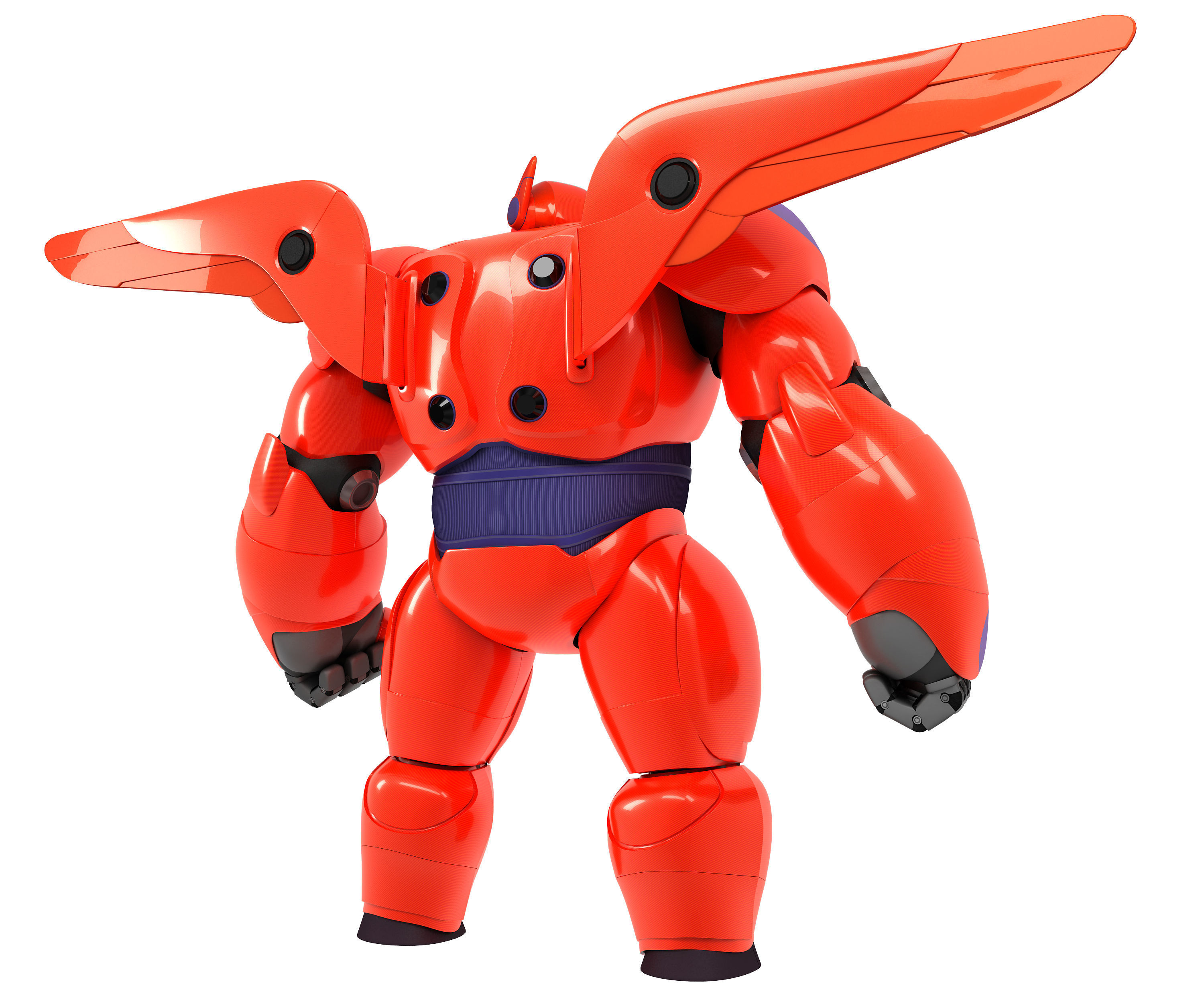 Baymax - Big Hero 6 Low-poly 3D model_19