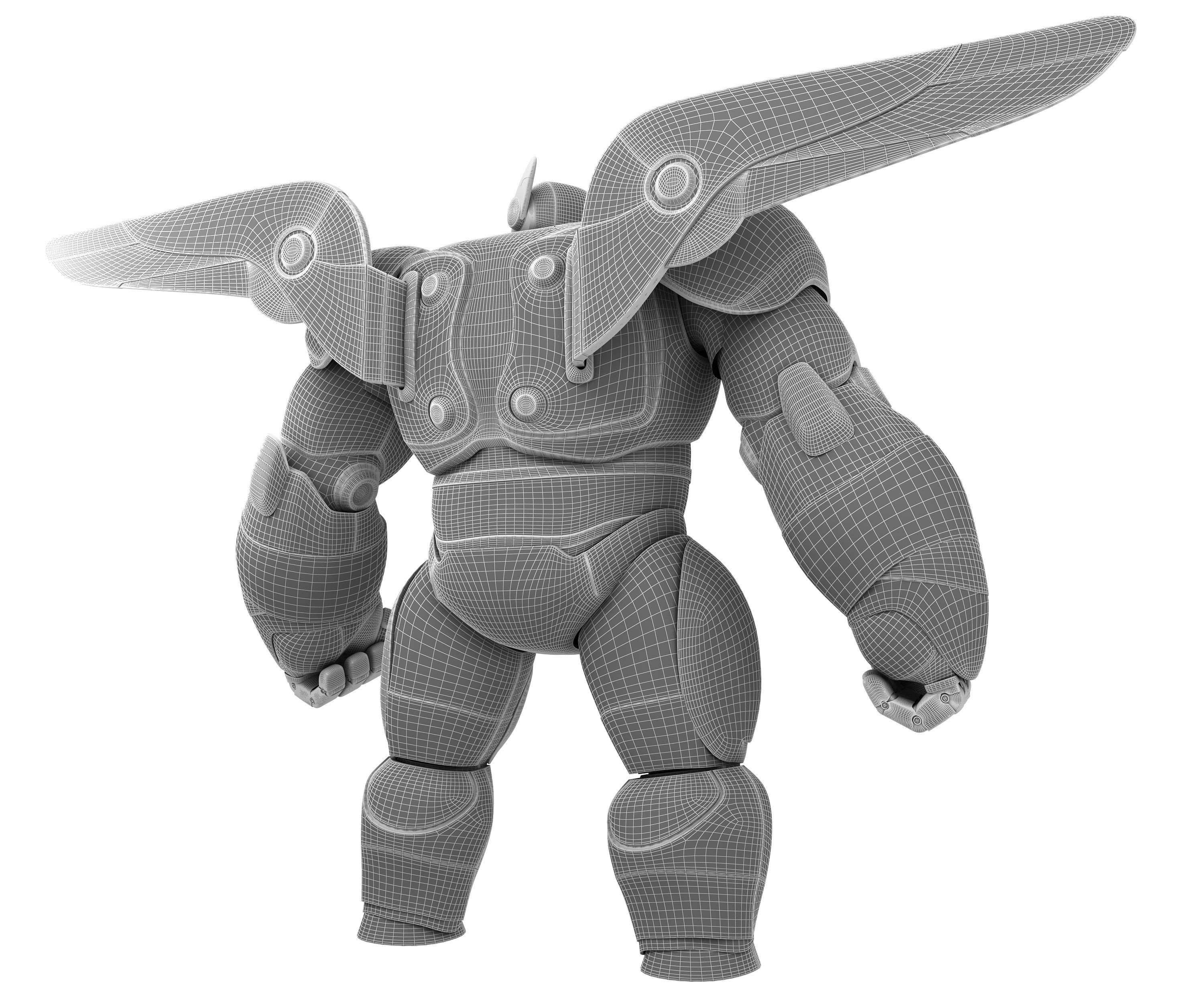 Baymax - Big Hero 6 Low-poly 3D model_18