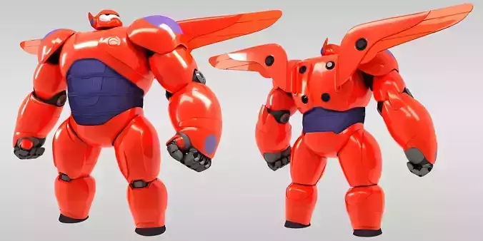 Baymax - Big Hero 6 Low-poly 3D model
