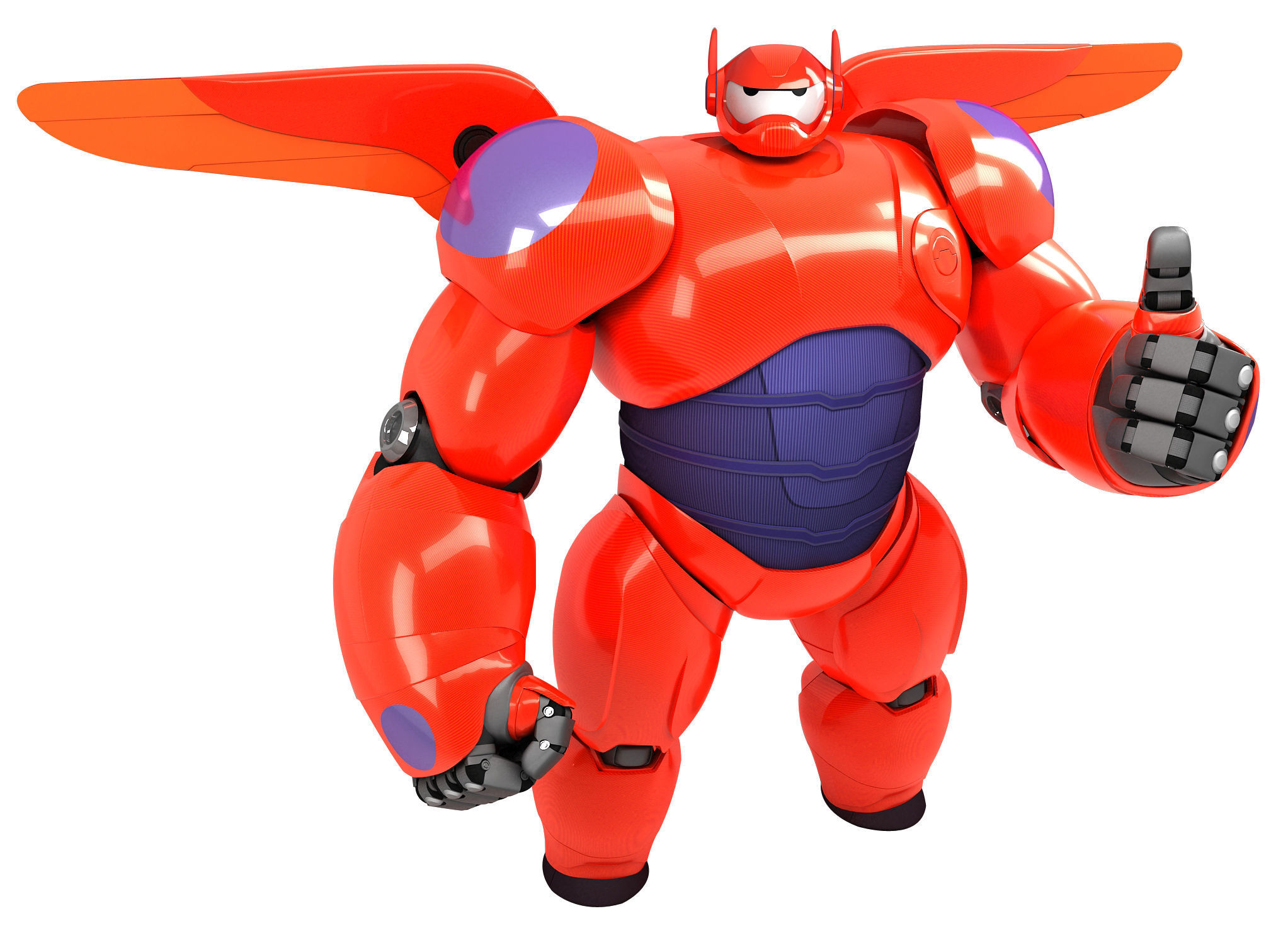 Baymax - Big Hero 6 Low-poly 3D model_5