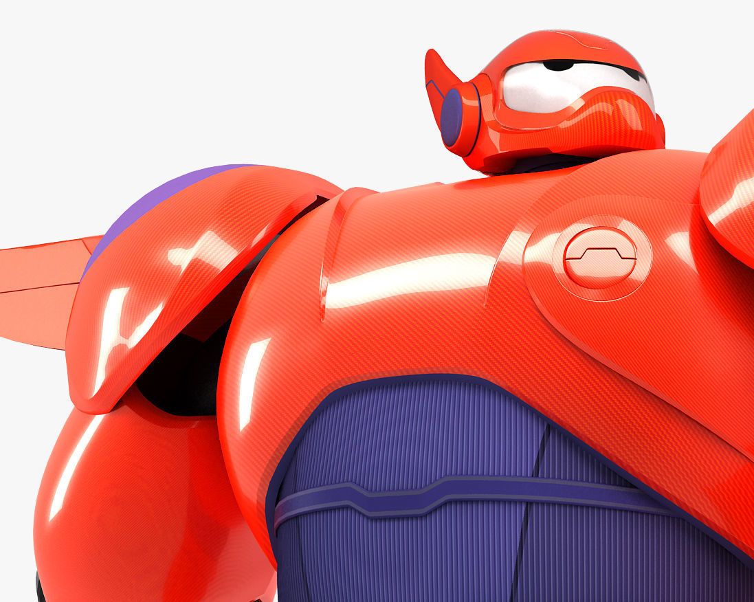 Baymax - Big Hero 6 Low-poly 3D model_2