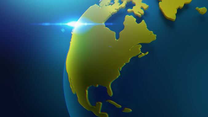 Globe - Earth 3D model
