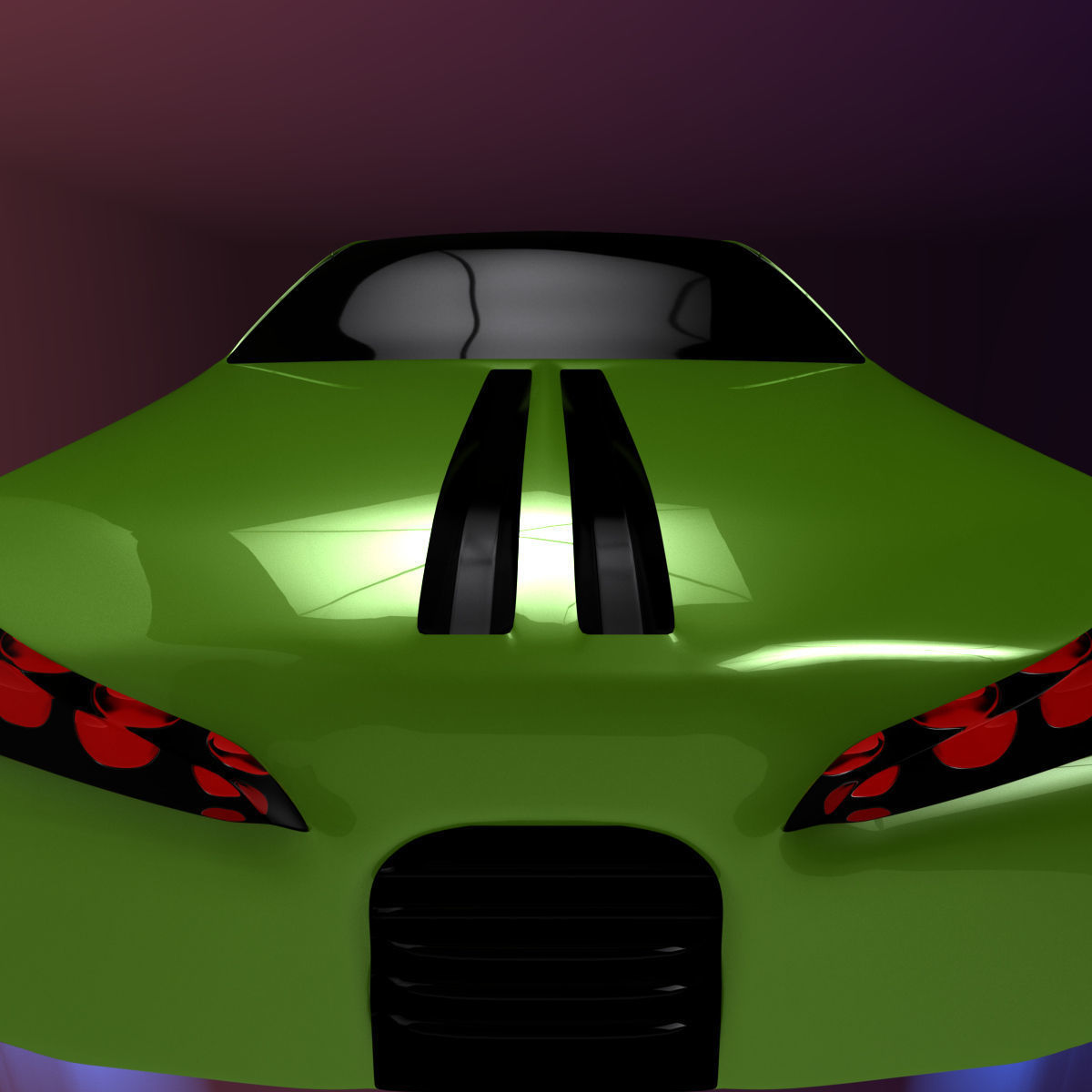 Hover car BF 3D model_14