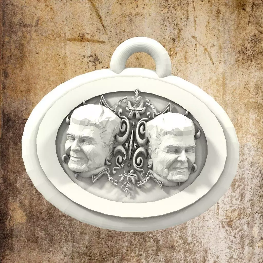 Reagan Cameo 3D print model_0
