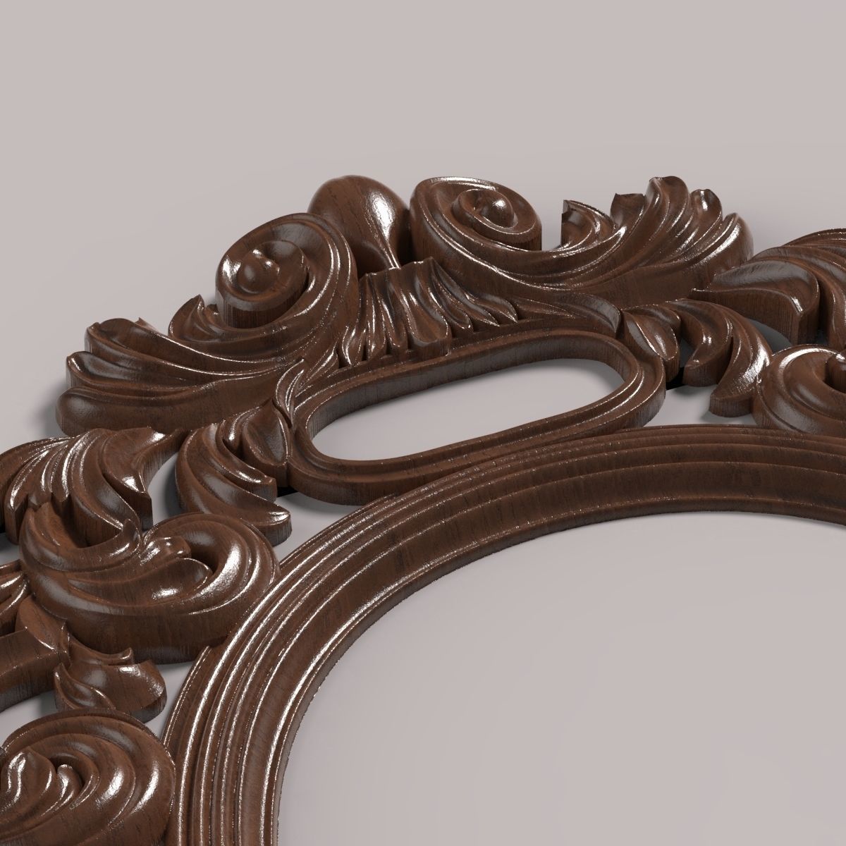 Carved decor DeR 004 3D model_3