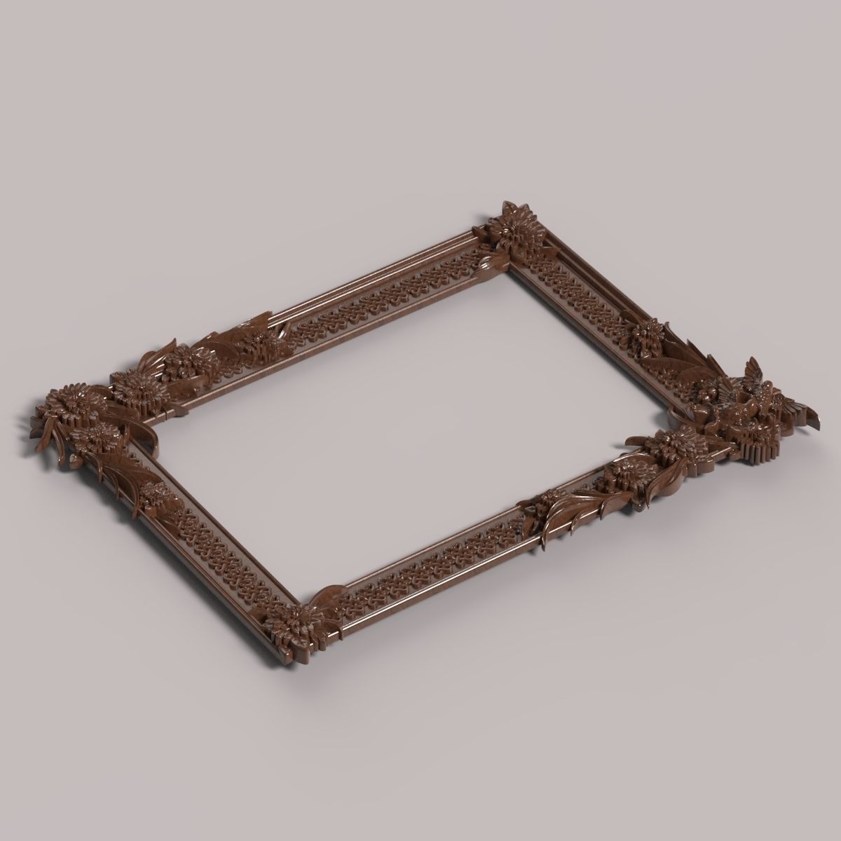 Carved decor DeR 005 3D model_2