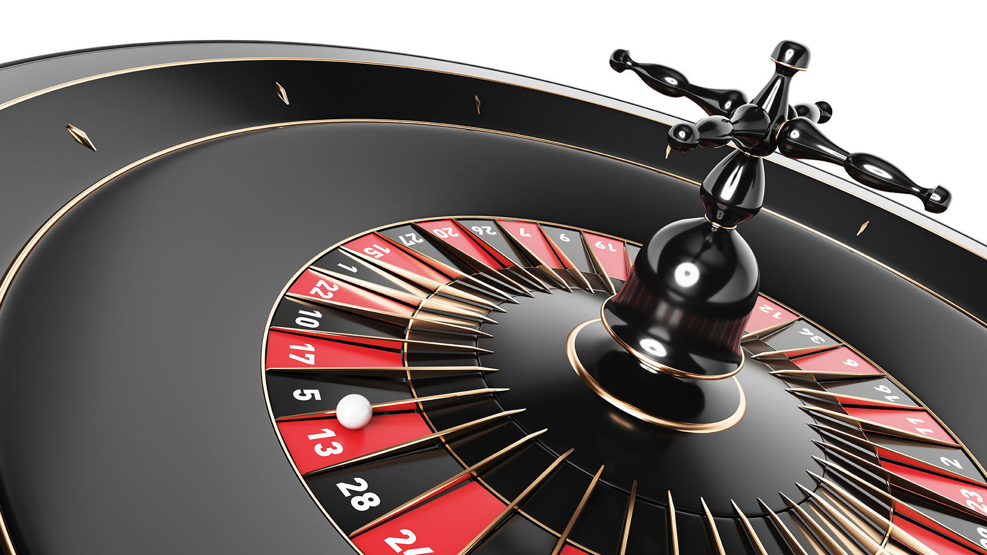 3D Roulette Model casino roule wheel 3D model_4