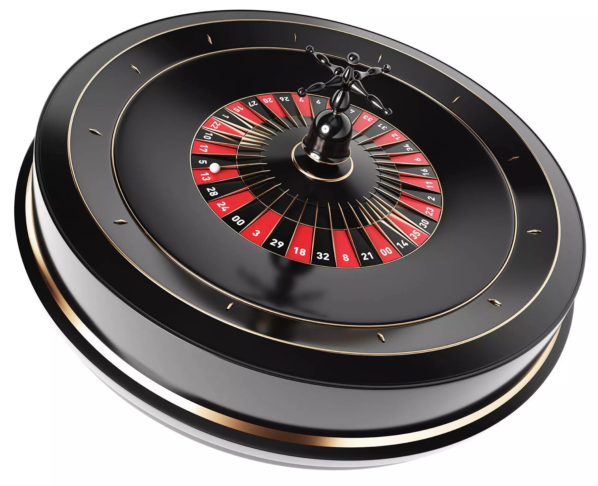 3D Roulette Model casino roule wheel 3D model_0