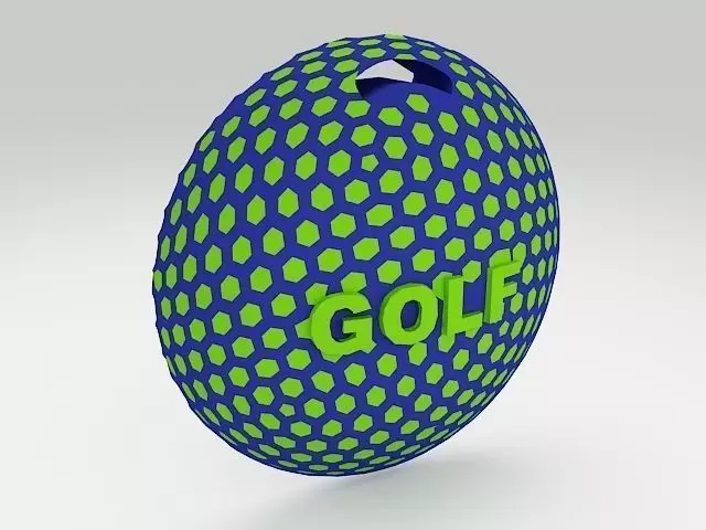 Golf Bag Tag 2 3D print model_0