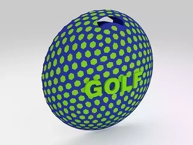 Golf Bag Tag 2 3D print model