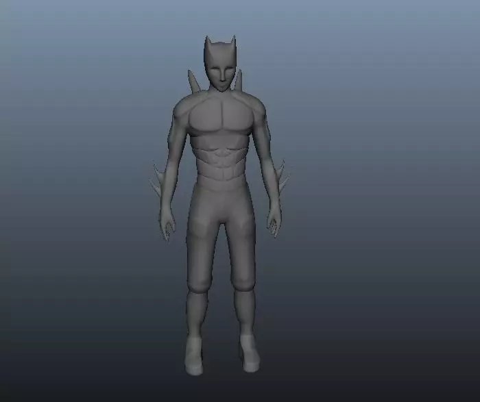 Bat Beast Low-poly 3D model_0