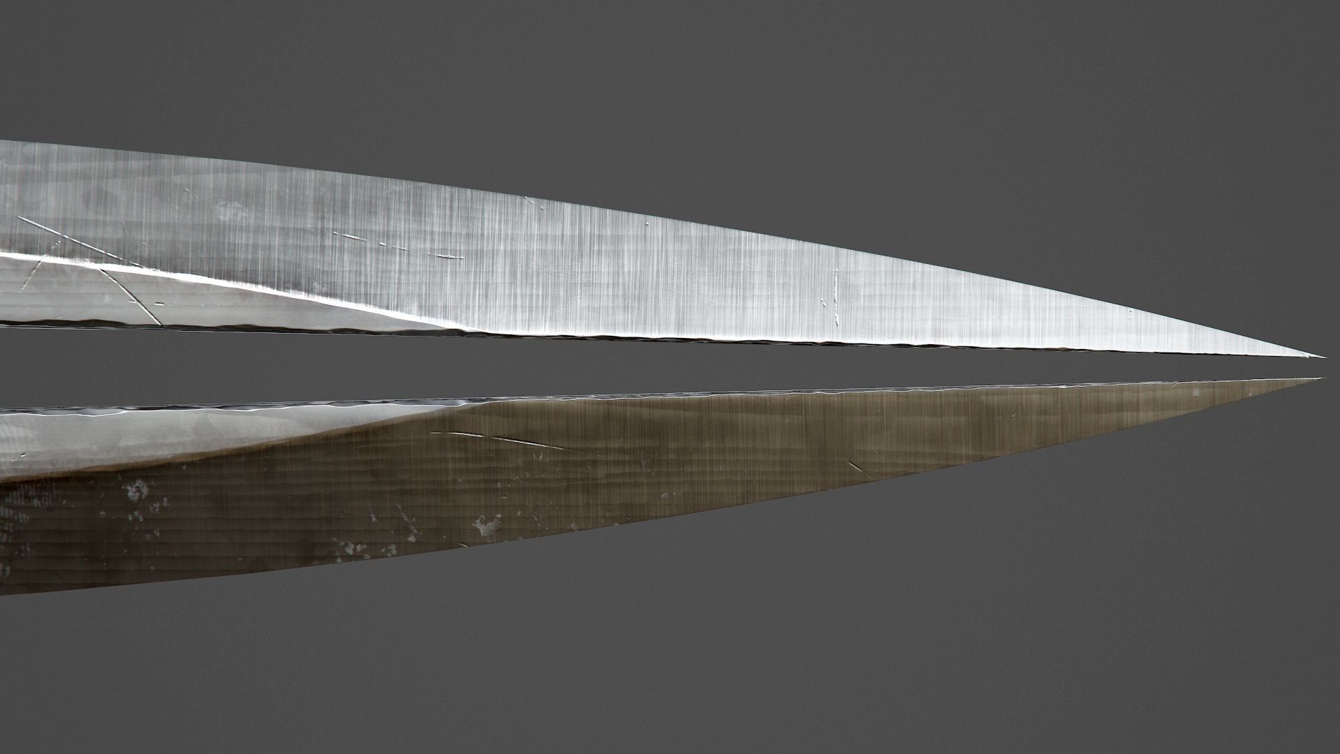 Assassin Knife PBR Game-Ready Low-poly 3D model_14