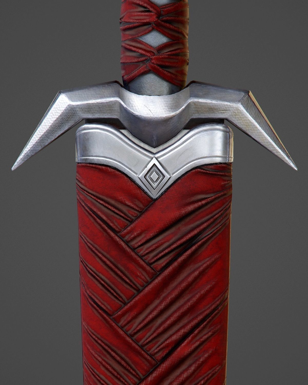 Assassin Knife PBR Game-Ready Low-poly 3D model_3