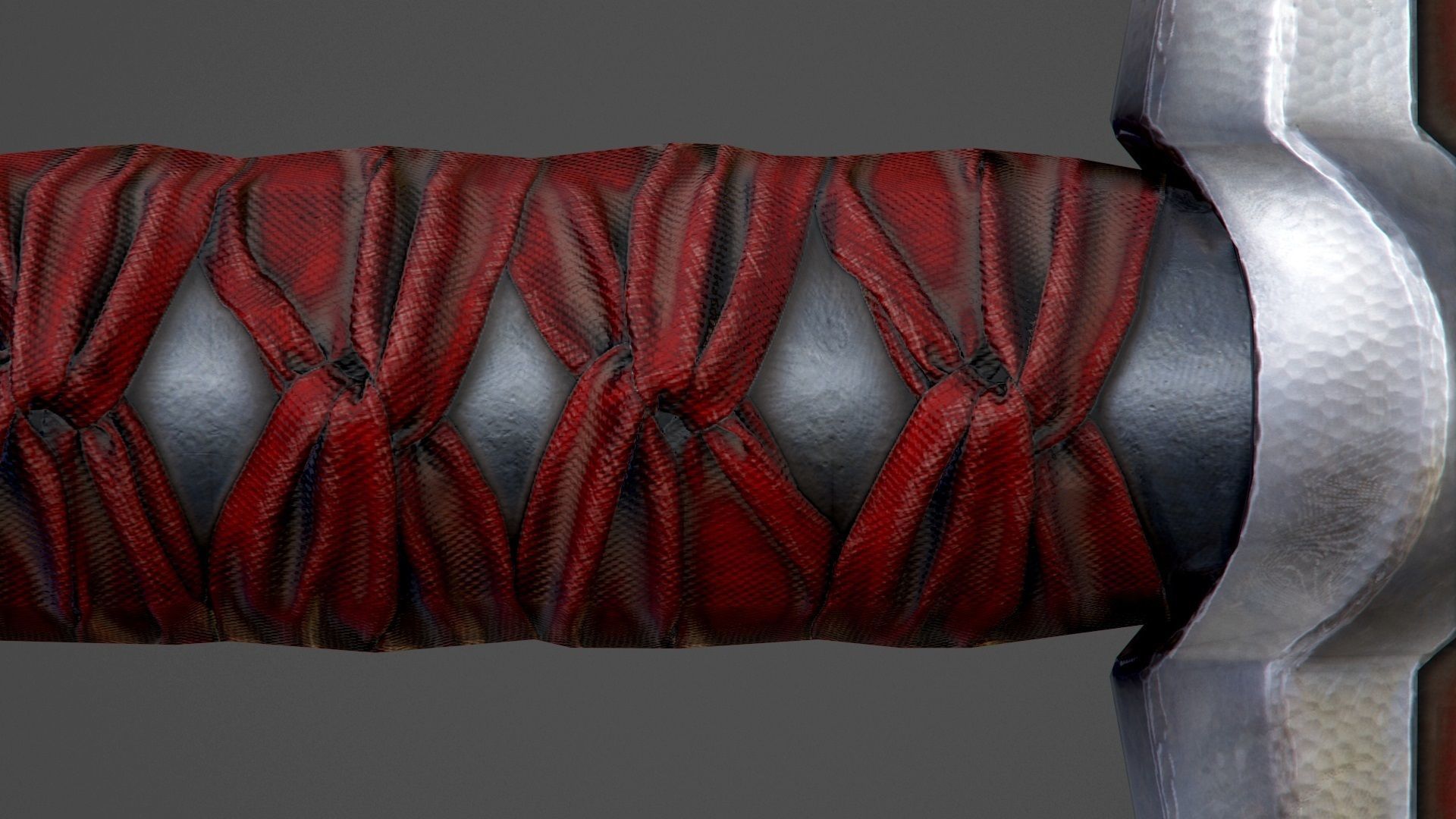 Assassin Knife PBR Game-Ready Low-poly 3D model_20