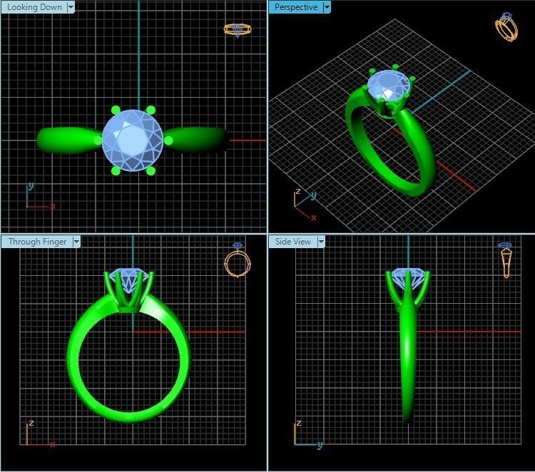 Ring R0423 3D print model_2