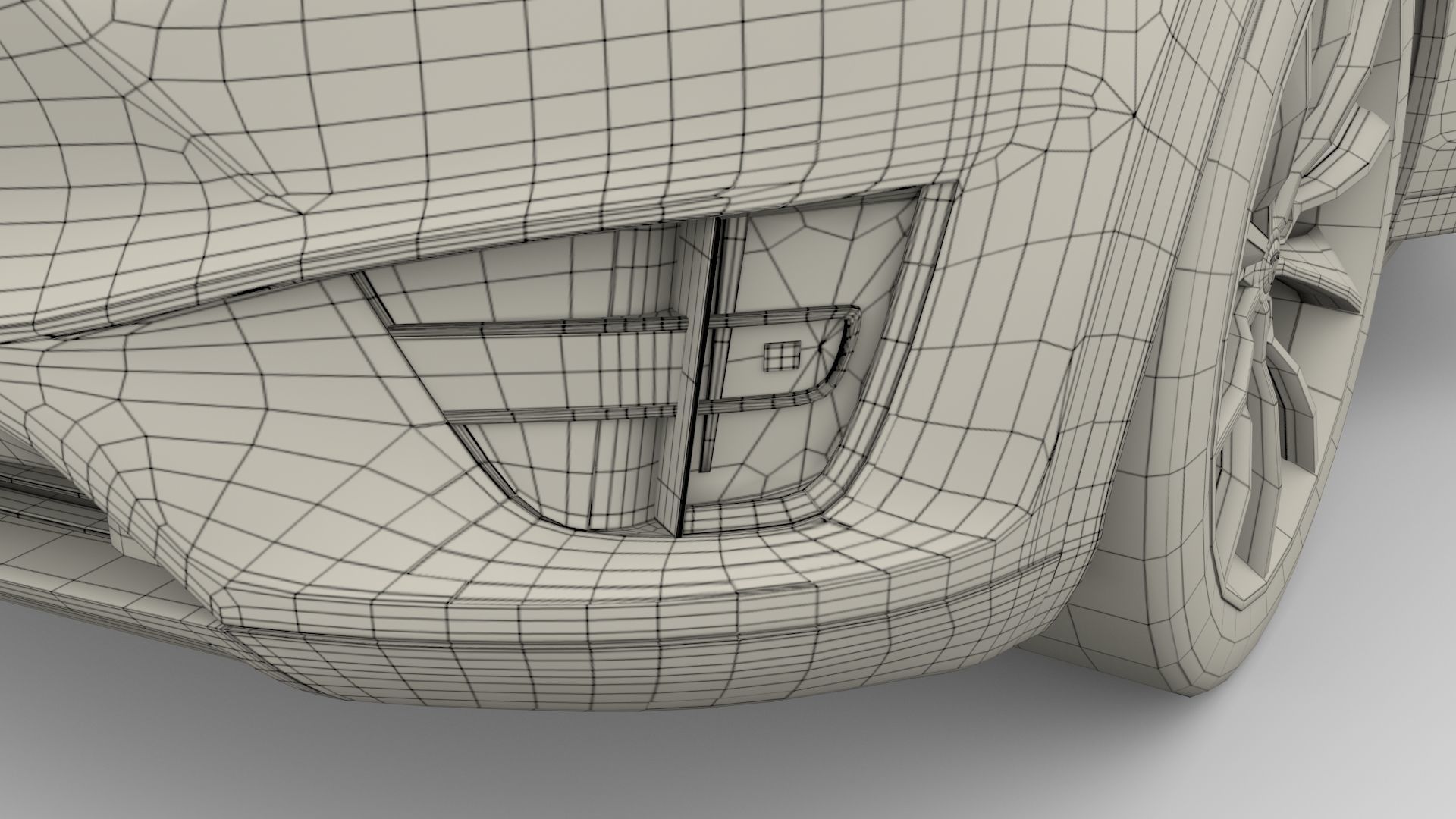 Tesla Model X Red with interior 3D model_51